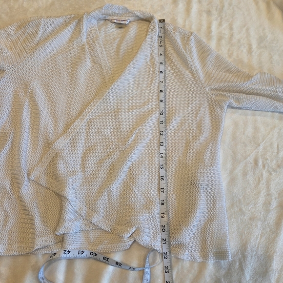 ‼️3/$30‼️Allison Daley 3/4 Sleeve Cardigan  Open Front Spring Medium Petitie - Picture 10 of 11